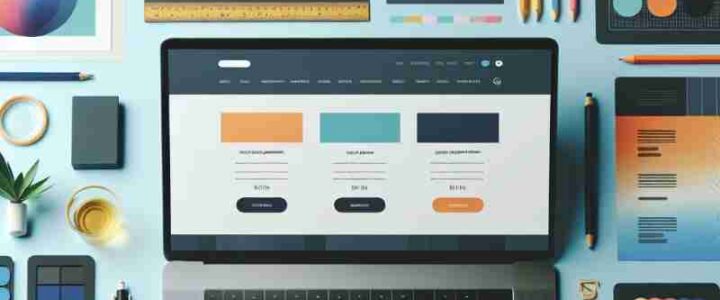 7 Essential Elements for Creating a Stunning Website with Online Website Builders, Concept art for illustrative purpose, tags: sito web - Monok